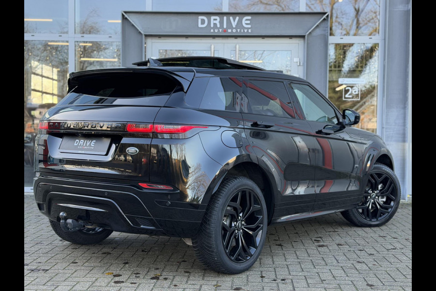 Land Rover Range Rover Evoque 1.5 P300e AWD R-Dynamic SE Black Style|Schuif/Kantel dak|Sfeer|Meridian|Memory|ACC|Winterpakket|Trekhaak