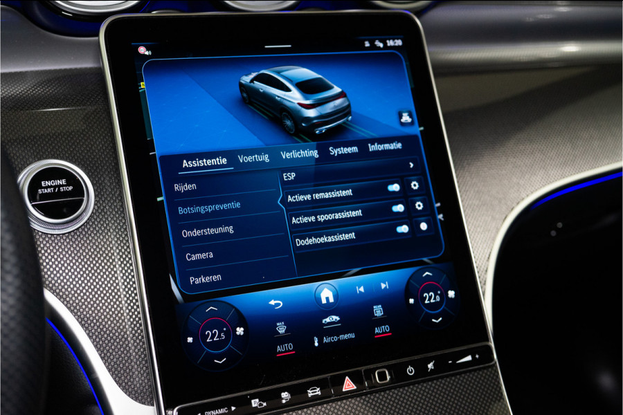 Mercedes-Benz GLC Coupé 400e 4MATIC AMG 381PK | Pano | Burmester | Sfeer | Carbon | Trekhaak | BOMVOL!