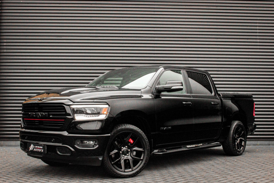 Dodge Ram 5.7 V8 HEMI 1500 BLACK EDITION / 100DKM / DIRECT RIJDEN / APPLE CARPLAY / 22 INCH / FULL BLACK / RED-LINE / SPORT / PANO