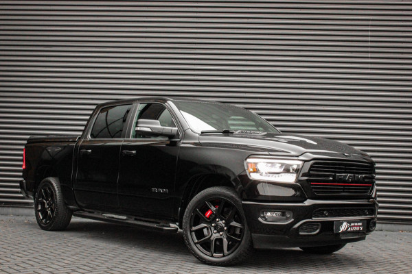 Dodge Ram 5.7 V8 HEMI 1500 BLACK EDITION / 100DKM / DIRECT RIJDEN / APPLE CARPLAY / 22 INCH / FULL BLACK / RED-LINE / SPORT / PANO