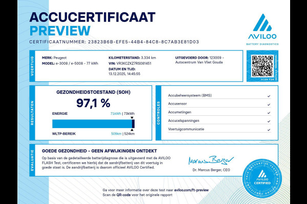 Peugeot E-3008 Allure 73 kWh Avantage | Navigatie | Carplay | Camera
