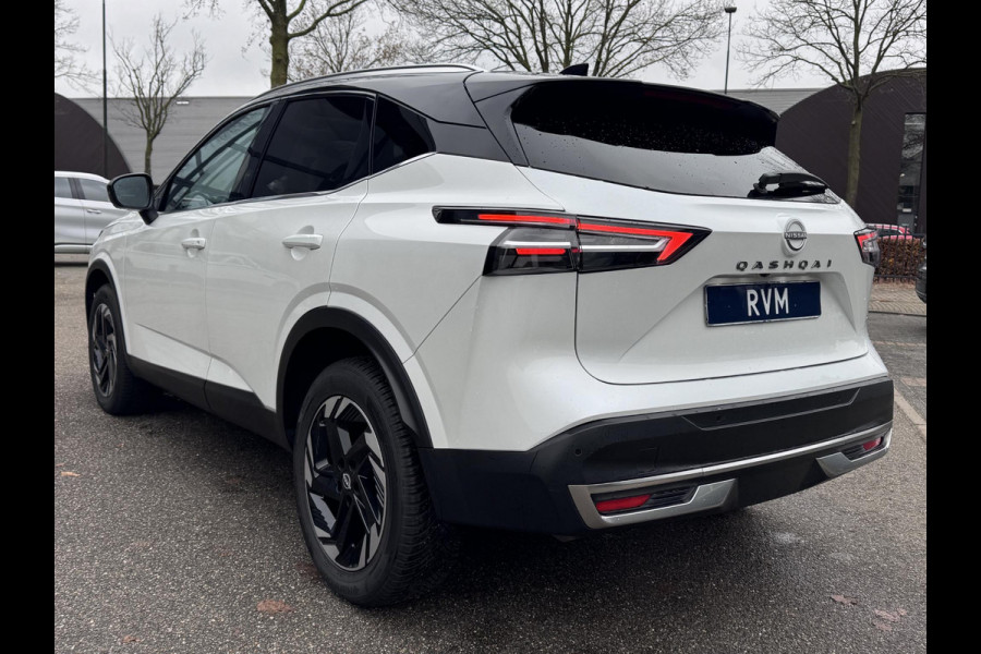 Nissan QASHQAI 1.3 MHEV Xtronic N-Connecta VAN: €37.900,- VOOR: €34.577,- UW EINDEJAARSVOORDEEL: €3.323,- | FABRIEKSGARANTIE| PANO| VOORRUITVERWARMING| STOEL + STUUR VERWARMING| 360 CAMERA| DODE HOEK| HEAD-UP| ELEK. ACHTERKLEP