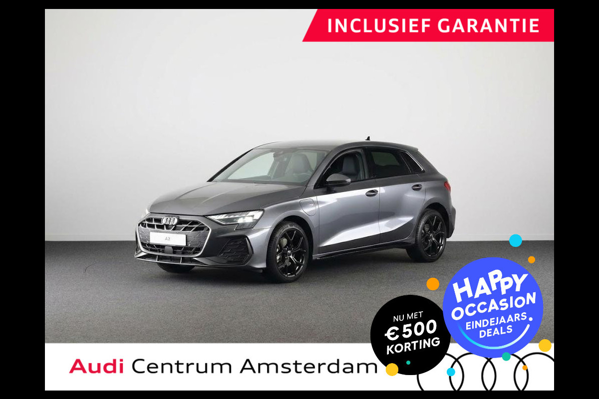 Audi A3 Sportback 40 TFSI e S edition 204pk | Verlengde garantie | Parkeercamera | Adaptieve cruise controle | Optiek pakket zwart Plus | Extra getint glas