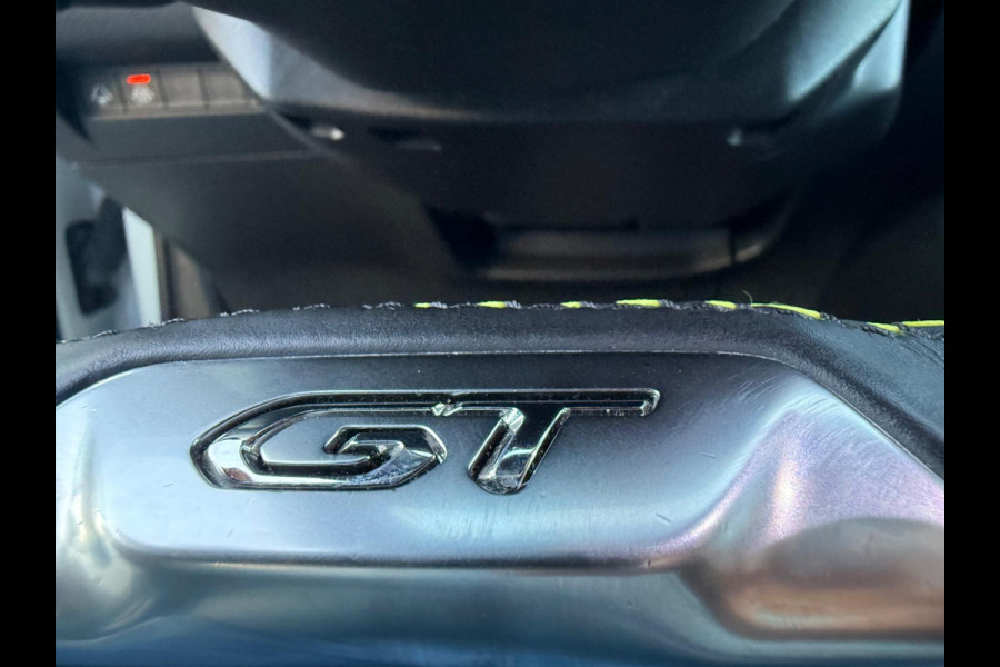 Peugeot e-208 EV GT 350 50 kWh, fase 3, panoramadak, 360 camera, 1/2 lederen sportinterieur,stoelverwarming, parelmoer, 17 inch