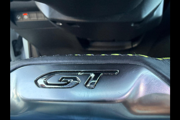 Peugeot e-208 EV GT 350 50 kWh, fase 3, panoramadak, 360 camera, 1/2 lederen sportinterieur,stoelverwarming, parelmoer, 17 inch