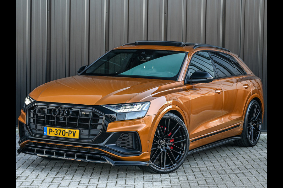 Audi Q8 60 TFSI e Quattro Competition · Keyless · B&O Sound · Soft Close · 360 Camera · Stuurverwarming · Panoramadak · Head-up · Alcant
