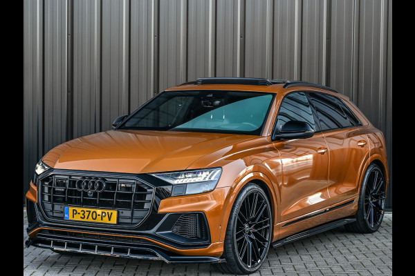 Audi Q8 60 TFSI e Quattro Competition · Keyless · B&O Sound · Soft Close · 360 Camera · Stuurverwarming · Panoramadak · Head-up · Alcant