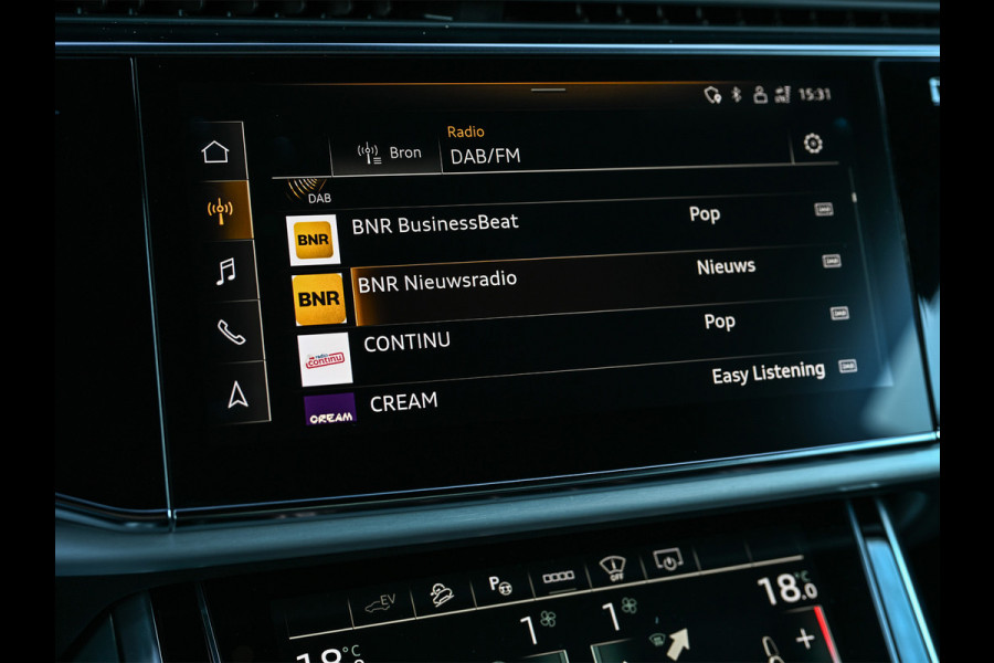 Audi Q8 60 TFSI e Quattro Competition · Keyless · B&O Sound · Soft Close · 360 Camera · Stuurverwarming · Panoramadak · Head-up · Alcant