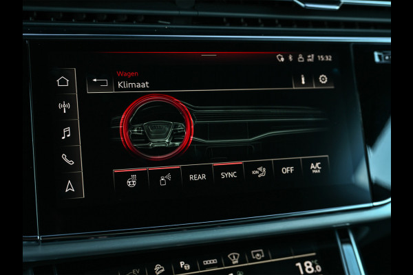 Audi Q8 60 TFSI e Quattro Competition · Keyless · B&O Sound · Soft Close · 360 Camera · Stuurverwarming · Panoramadak · Head-up · Alcant