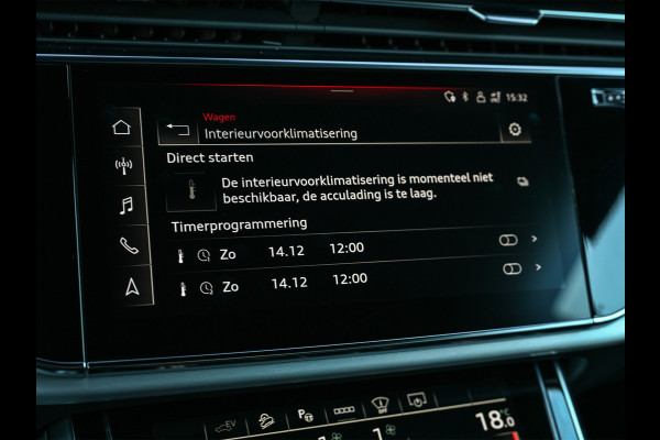 Audi Q8 60 TFSI e Quattro Competition · Keyless · B&O Sound · Soft Close · 360 Camera · Stuurverwarming · Panoramadak · Head-up · Alcant