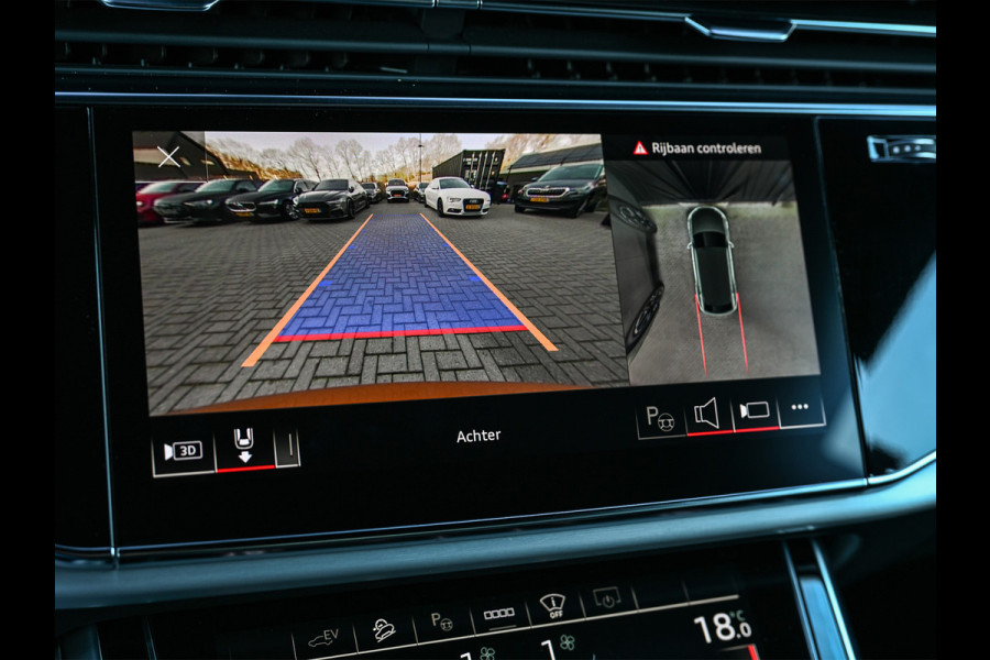 Audi Q8 60 TFSI e Quattro Competition · Keyless · B&O Sound · Soft Close · 360 Camera · Stuurverwarming · Panoramadak · Head-up · Alcant