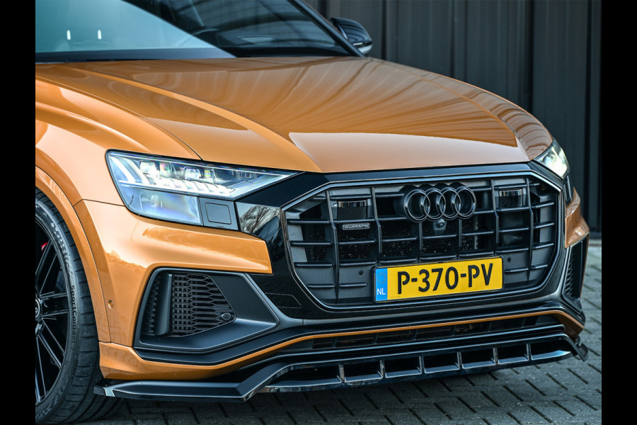 Audi Q8 60 TFSI e Quattro Competition · Keyless · B&O Sound · Soft Close · 360 Camera · Stuurverwarming · Panoramadak · Head-up · Alcant