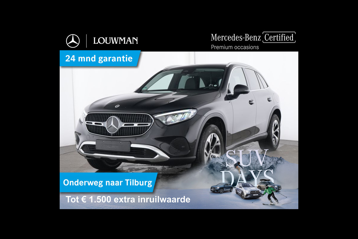 Mercedes-Benz GLC 300 e 4MATIC Plug-In Hybride Trekhaak | Ledkoplampen | Memory Voorstoelen |  Achteruitrijcamera | Sfeerverlichting | Dodehoekassistent. Inclusief 24 maanden Mercedes-Benz Certified garantie voor Europa.