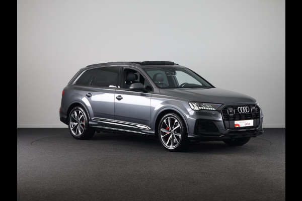 Audi Q7 55 TFSI e quattro Pro Line S 340pk | Panoramadak | Verlengde garantie | Adaptieve cruise controle | Verwarmbare voorstoelen en achterbank