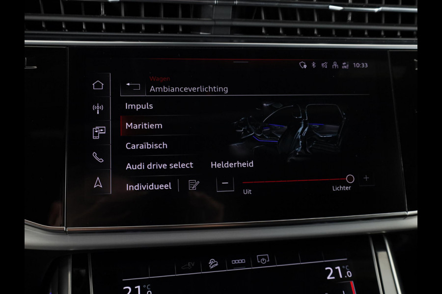 Audi Q7 55 TFSI e quattro Pro Line S 340pk | Panoramadak | Verlengde garantie | Adaptieve cruise controle | Verwarmbare voorstoelen en achterbank