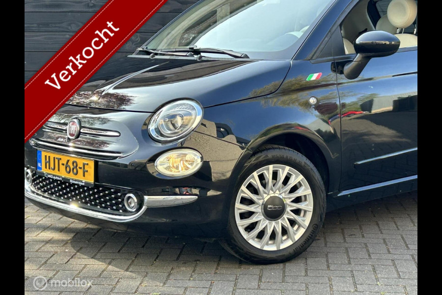 Fiat 500 1.0 Hybrid Rockstar Vol Lederen Bekleding / Clima / groot scherm carplay / Panodak / 56.460 KM!!