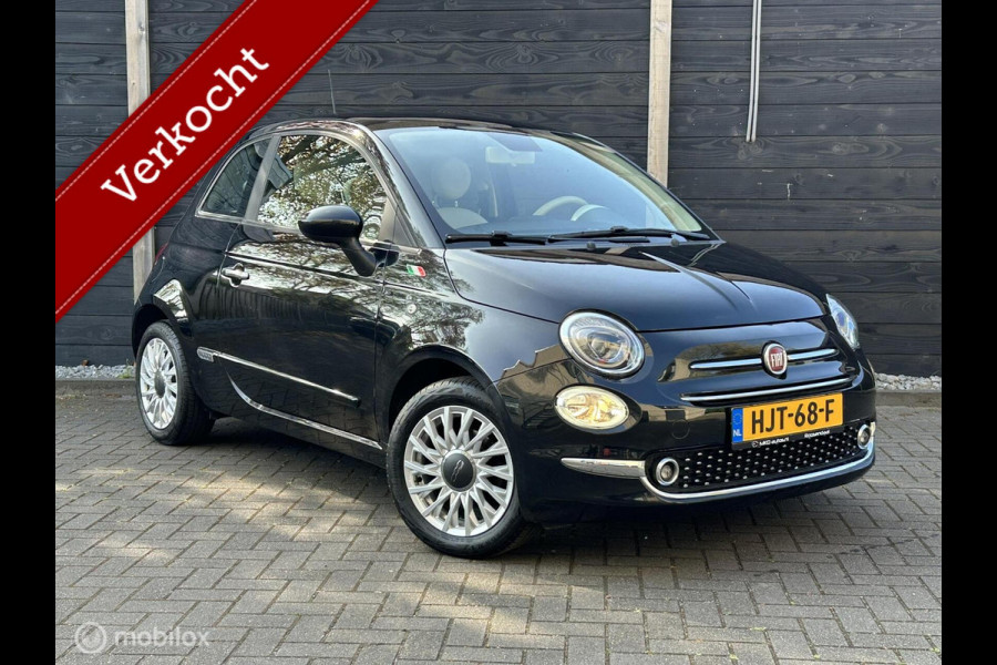 Fiat 500 1.0 Hybrid Rockstar Vol Lederen Bekleding / Clima / groot scherm carplay / Panodak / 56.460 KM!!