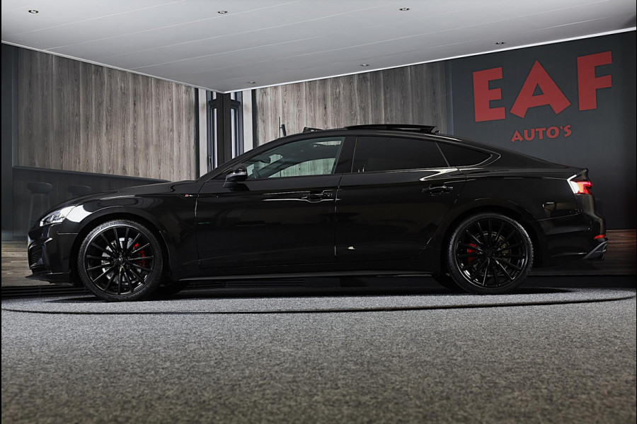 Audi A5 Sportback 2.0 TFSI S Line / AUT /190 Pk / Virtual Cockpit / ACC / Open Panoramadak / Navi / Led / Pdc / 19 Inch / Trekhaak