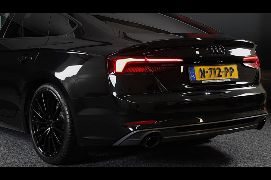 Audi A5 Sportback 2.0 TFSI S Line / AUT /190 Pk / Virtual Cockpit / ACC / Open Panoramadak / Navi / Led / Pdc / 19 Inch / Trekhaak