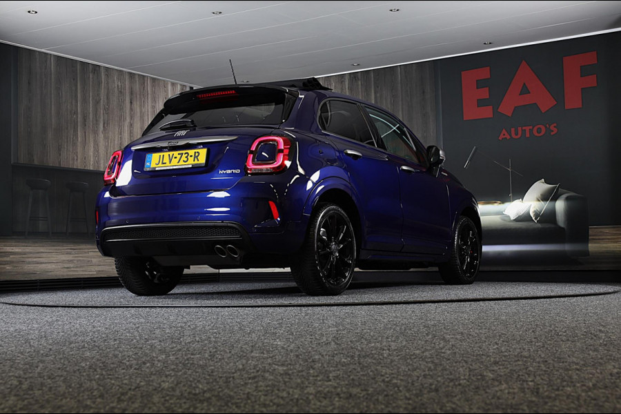 Fiat 500X 1.5 Hybrid RED Cabrio / Acc / Lane Assist / Dode Hoek / Camera / Navi / Ecc / Elek Pakket / Led / Pdc / 18 Inch