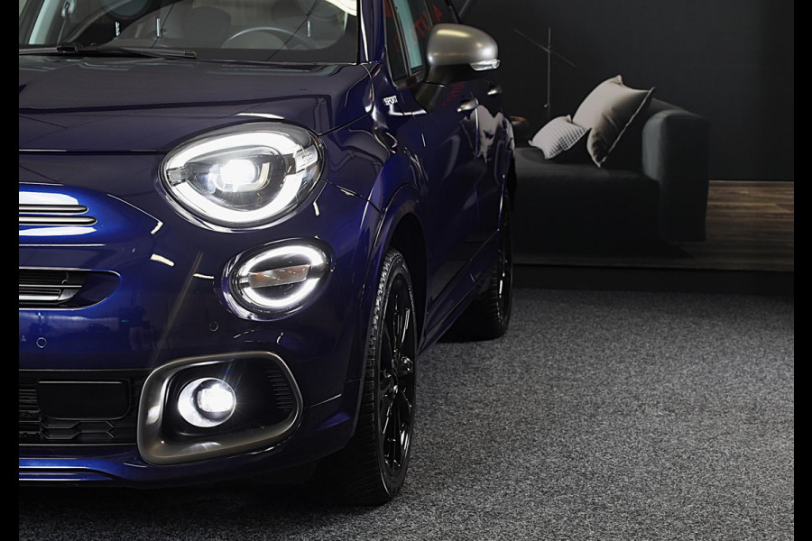 Fiat 500X 1.5 Hybrid RED Cabrio / Acc / Lane Assist / Dode Hoek / Camera / Navi / Ecc / Elek Pakket / Led / Pdc / 18 Inch