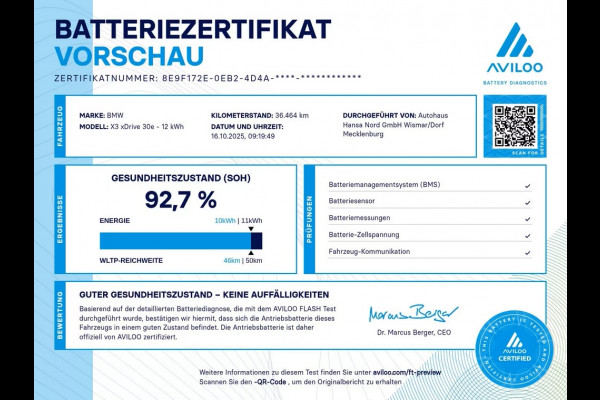 BMW X3 xDrive30e M-SPORT ** LED, NAVI+, PANORAMA, TREKH, KEYLESS, HuD, 19-inch LMV ** 1e EIG - UNFALLFREI - BMW GAR ** ** INFORMEER OOK NAAR ONZE AANTREKKELIJKE FINANCIAL-LEASE TARIEVEN **