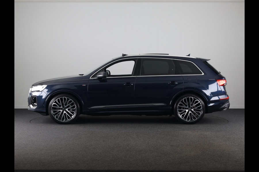 Audi Q7 55 TFSI e quattro Pro Line S 394pk | Trekhaak | Panoramadak | B&O | Vierwielbesturing | Ass.Plus.Remote |