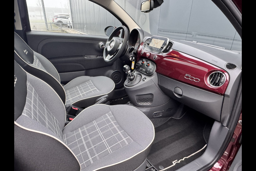 Fiat 500 0.9 TwinAir Turbo Lounge | Navigatie | Panorama | Cruise control | Airco