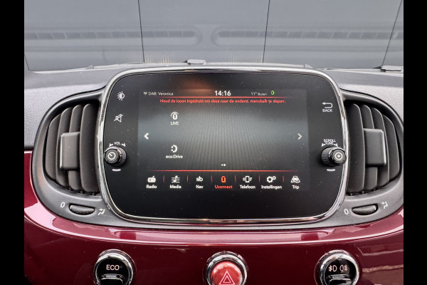 Fiat 500 0.9 TwinAir Turbo Lounge | Navigatie | Panorama | Cruise control | Airco