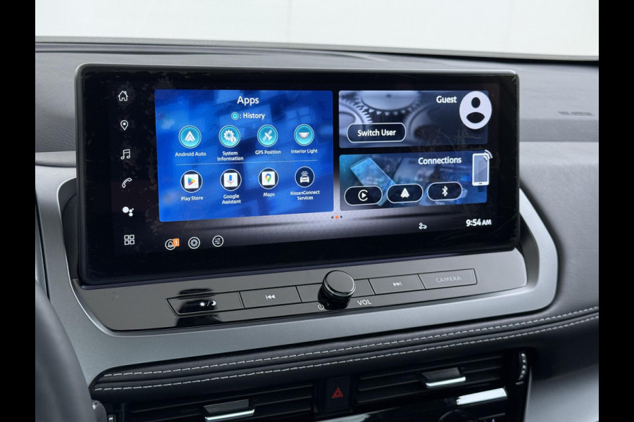 Nissan QASHQAI 1.3 MHEV Xtronic N-Connecta | FABRIEKSGARANTIE| PANO| VOORRUITVERWARMING| STOEL + STUUR VERWARMING| 360 CAMERA| DODE HOEK| HEAD-UP| ELEK. ACHTERKLEP