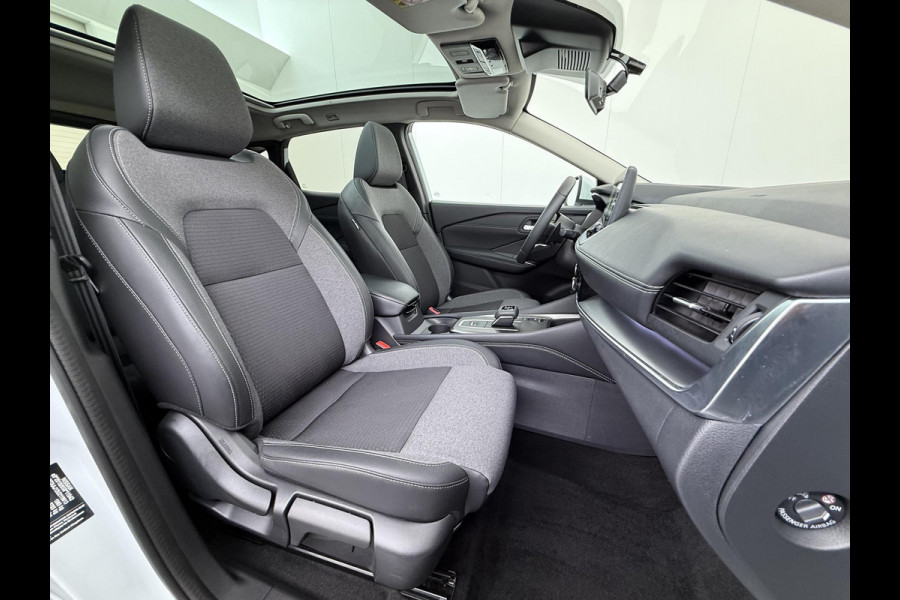 Nissan QASHQAI 1.3 MHEV Xtronic N-Connecta | FABRIEKSGARANTIE| PANO| VOORRUITVERWARMING| STOEL + STUUR VERWARMING| 360 CAMERA| DODE HOEK| HEAD-UP| ELEK. ACHTERKLEP