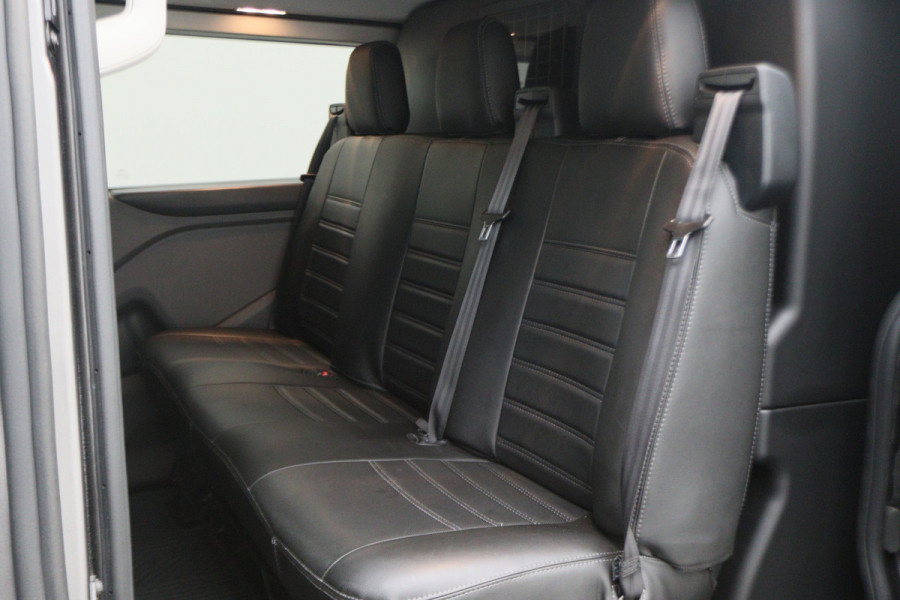 Ford Transit Custom 300 2.0 TDCI L2H1 DC 2x Schuifdeur, Leer, Camera, Cruise, Apple Carplay, PDC, Trekhaak, 16''