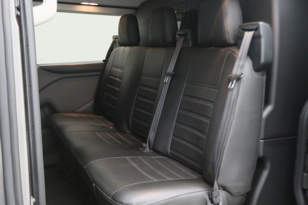 Ford Transit Custom 300 2.0 TDCI L2H1 DC 2x Schuifdeur, Leer, Camera, Cruise, Apple Carplay, PDC, Trekhaak, 16''