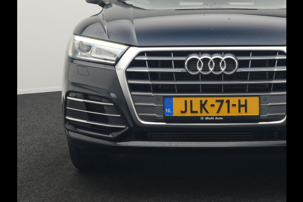 Audi Q5 50 TFSI e quattro S Line Plug In Hybrid 299pk Dealer O.H. PHEV | Panodak | 20"L.M Rotor | Apple Carplay | Lederen Sportstoelen Verwarmd | Keyless | Navigatie | Virtual |
