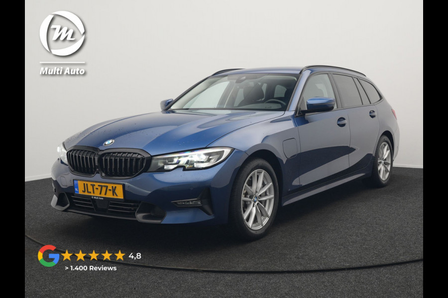 BMW 3 Serie Touring 330e Sportline Plug In Hybrid 293pk Dealer O.H PHEV | Adaptive Cruise | Apple Carplay | Lederen Sportstoelen Verwarmd | Blis | Lane Assist | Front Assist | Navigatie | Virtual | DAB |