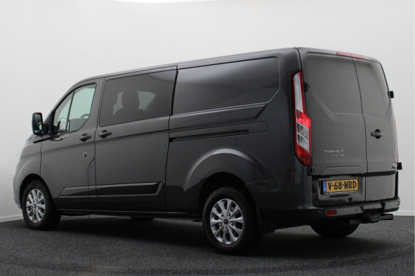 Ford Transit Custom 300 2.0 TDCI L2H1 DC 2x Schuifdeur, Leer, Camera, Cruise, Apple Carplay, PDC, Trekhaak, 16''