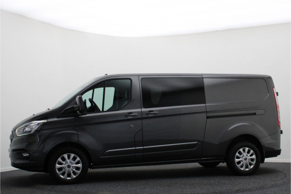 Ford Transit Custom 300 2.0 TDCI L2H1 DC 2x Schuifdeur, Leer, Camera, Cruise, Apple Carplay, PDC, Trekhaak, 16''