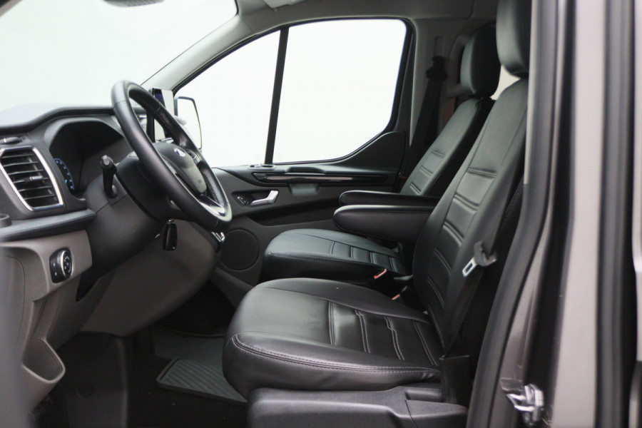 Ford Transit Custom 300 2.0 TDCI L2H1 DC 2x Schuifdeur, Leer, Camera, Cruise, Apple Carplay, PDC, Trekhaak, 16''