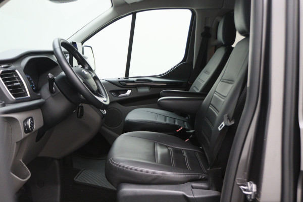 Ford Transit Custom 300 2.0 TDCI L2H1 DC 2x Schuifdeur, Leer, Camera, Cruise, Apple Carplay, PDC, Trekhaak, 16''