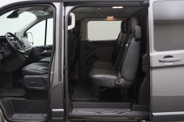Ford Transit Custom 300 2.0 TDCI L2H1 DC 2x Schuifdeur, Leer, Camera, Cruise, Apple Carplay, PDC, Trekhaak, 16''