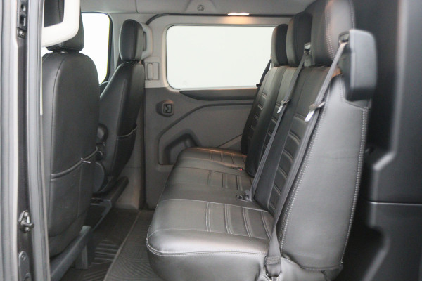 Ford Transit Custom 300 2.0 TDCI L2H1 DC 2x Schuifdeur, Leer, Camera, Cruise, Apple Carplay, PDC, Trekhaak, 16''
