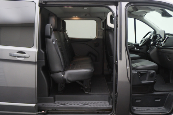 Ford Transit Custom 300 2.0 TDCI L2H1 DC 2x Schuifdeur, Leer, Camera, Cruise, Apple Carplay, PDC, Trekhaak, 16''