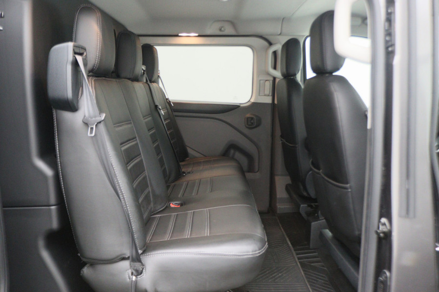 Ford Transit Custom 300 2.0 TDCI L2H1 DC 2x Schuifdeur, Leer, Camera, Cruise, Apple Carplay, PDC, Trekhaak, 16''