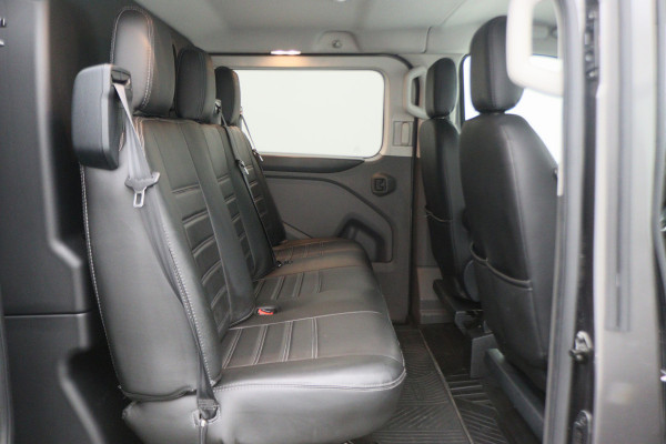 Ford Transit Custom 300 2.0 TDCI L2H1 DC 2x Schuifdeur, Leer, Camera, Cruise, Apple Carplay, PDC, Trekhaak, 16''