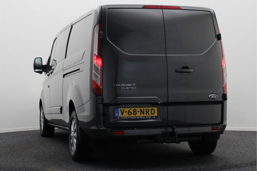 Ford Transit Custom 300 2.0 TDCI L2H1 DC 2x Schuifdeur, Leer, Camera, Cruise, Apple Carplay, PDC, Trekhaak, 16''
