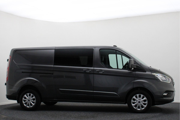 Ford Transit Custom 300 2.0 TDCI L2H1 DC 2x Schuifdeur, Leer, Camera, Cruise, Apple Carplay, PDC, Trekhaak, 16''