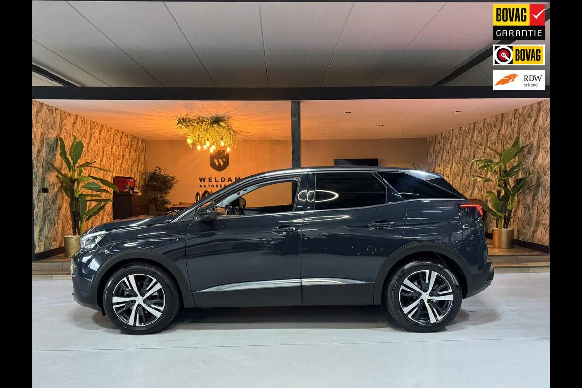 Peugeot 3008 1.2 PureTech Allure Garantie Memory Leder 360 Blindspot StoelVW Carplay ACC Lane Clima Navi Led Rijklaar