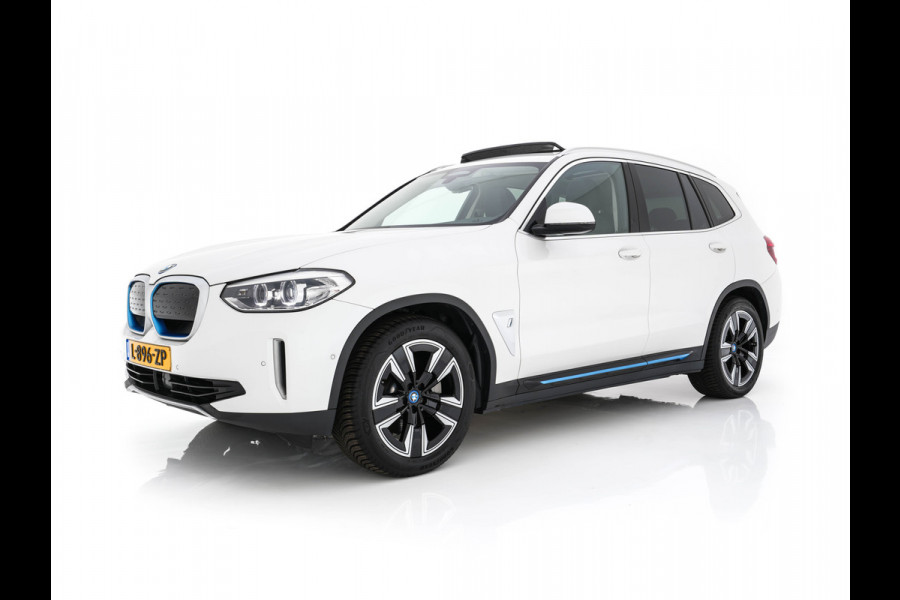 BMW iX3 Executive 80 kWh [ 3-Fase ] { SOH-96% } (INCL.BTW) Aut. *PANO | FULL-LEATHER | ADAPTIVE-CRUISE | FULL-LED | BLIND-SPOT | MEMORY-PACK | DIGI-COCKPIT | HEATED-COMFORTSEATS | CAMERA | DAB+ | NAVI-FULLMAP | 19''ALU*