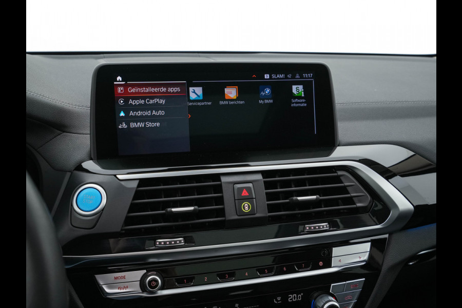 BMW iX3 Executive 80 kWh [ 3-Fase ] { SOH-96% } (INCL.BTW) Aut. *PANO | FULL-LEATHER | ADAPTIVE-CRUISE | FULL-LED | BLIND-SPOT | MEMORY-PACK | DIGI-COCKPIT | HEATED-COMFORTSEATS | CAMERA | DAB+ | NAVI-FULLMAP | 19''ALU*