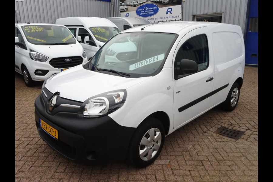 Renault Kangoo Z.E. 33 S.O.H 96% ( Koopaccu ) 209 Km rijbereik AIRCO SCHUIFDEUR CRUISE CONTROL PDC